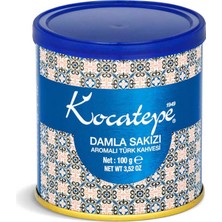 5 Adet Kocatepe Türk Kahvesi Damla Sakızı Aromalı Teneke 100 G
