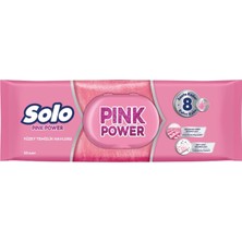 5 Adet Solo Pink Power  Yüzey Temizleme Havlusu 50'li