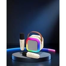 Hcc Trend Taşınabilir Bluetooth Karaoke Hoparlör 2400 Mah Batarya XUCZ2MİKROFONLUSPEAKER-1
