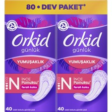 2 Adet Orkid Pamuksu Yaprak Deofresh Süper Ekonomik 80'li