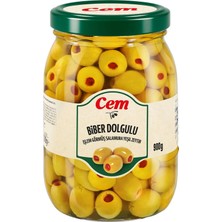2 Adet Cem Biber Dolgulu Yeşil Zeytin 900 G 4xl