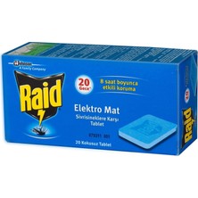 5 Adet Raid Elektro Mat Tablet 20 Gece