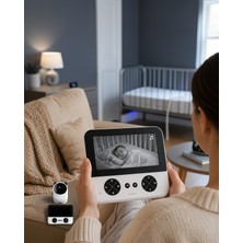 Hcc Trend Uzaktan Kontrollü Hd Bebek Kamerası Zoom ve Sıcaklık Sensörlü