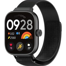 Marka Kolik Rongep Xiaomi Redmi Watch 5/4/mi Band 9 Pro/8 Pro ile Uyumlu Milano Kordon Manyetik Tasarımlı Terletmeyen Nefes Alan Hafif Yapılı Bilek Ölçüsüne Göre
