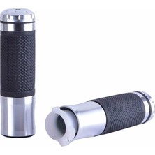Motoyel Apex Motosiklet Elcik Alüminyum Borulu Gri Universal