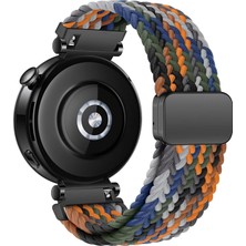 Marka Kolik Rongep Örgü Loop 18 mm Kumaş Kordon Huawei ile Uyumlu Gt5 41 Mm/gt5 Pro 42 Mm/gt4 41 mm Için Manyetik Tokalı Terlemeye Karşı Nefes Alabilen Bileğe