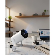 Midas Toptan Akıllı Taşınabilir Projektör 720P 120 Ansı Lümen Uuczayaklıprojeksiyon-1