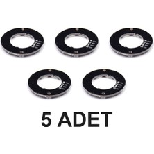 Devremarkt 5 Adet 8 Bit Neopixel Halka Ring WS2812B 5050 Rgb LED Modül 8’li 5050 Adreslenebilir Rgb Lamba Kart Full Color