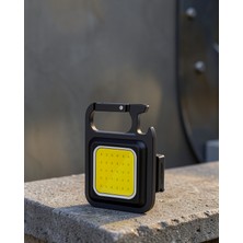 Yavuz Group Mini Anahtarlık Fener 1000 Lümen Cob LED USB Type-C Şarjlı