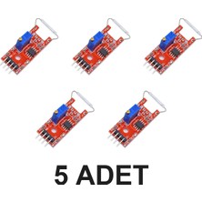 Devremarkt 5 Adet Reed Sensör Modülü KY-025 Mıknatıs Manyetik Algılayıcı Sensör Anahtar Switch Başlatıcı Starter Alarm Kapı Pencere Encoder Sayaç
