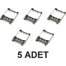Devremarkt 5 Adet Nano Sim Kart Soket Micro 6 Pin Açılabilir Kilitli Kapak Gsm Akıllı Saat Apple iPhone Cep Telefonu iPad Gps Navigasyon