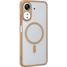 Marka Kolik Xiaomi Redmi 13C Loji Magsafe Kapak - Çöl Titanyum