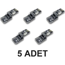 Devremarkt 5 Adet NRF24L01 Adaptör Kart NRF24L01+PA+LNA 8 Pin Dönüştürücü Devre 12V Robot Araba Drone Kablosuz Haberleşme Alıcı Verici