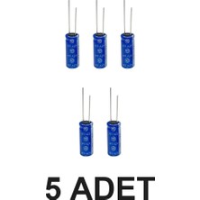 Devremarkt 5 Adet 10F 2.7V Süpercap 10X25MM Dıp Süper Kapasitör Enerji Depolama Güneş Rüzgar Akü Batarya Güç Kaynağı