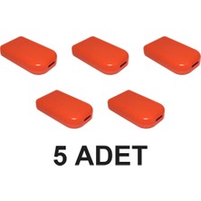 Devremarkt 5 Adet EXPK01 Turuncu Kutu El Tipi Elektronik Devre Kutusu USB Prototip Test Abs Plastik Logger Programlayıcı Iot