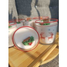 Opulent Accessories Kokina Süslemeli Buyuk Boy %100 Soya Wax Bardak Mum, Sevgililer Günü Anneler Günü Doğum Günü Öğretmenler Günü Yeni Iş Yeni Ev Yeni Yil Hediyesi Dekoratif Hediyelik Mum