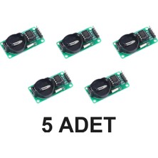 Devremarkt 5 Adet DS1302 Gerçek Zaman Saat Modülü Rtc Hassas Saniye Dakika Saat Gün Yıl Hesaplayıcı Real Time Clock Modül Arduino Raspberry Pi