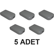 Devremarkt 5 Adet EXPK01 Gri Kutu El Tipi Elektronik Devre Kutusu USB Prototip Test Abs Plastik Logger Programlayıcı Iot