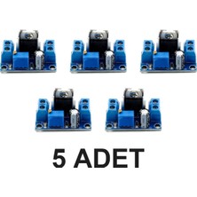 Devremarkt 5 Adet LM317 Ayarlı Voltaj Güç Kaynağı Modülü Dc Dc Lineer Regulatör 2A Voltaj Düşürücü