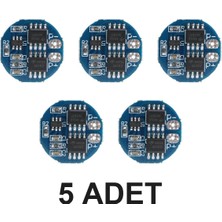 Devremarkt 5 Adet 2s 5A Bms Koruma Kartı 18650 Li-Ion Pil Koruma Devresi 2s Bms 7.4V Lityum Batarya Koruma Kartı