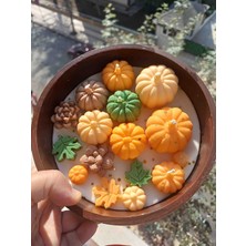 Opulent Accessories Balkabaği Sonbahar Büyük Boy Kase Mum, Dekoratif Hediyelik Mum, Öğretmenler Günü Anneler Günü Sevgililer Günü Yeni Yil Yeni Ev Yeni Is  Doğum Günü Hediyesi Dekoratif Kokulu Mum