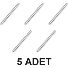 Devremarkt 5 Adet Çelik Sensör Başlığı 6X120MM Kılıf Sıcaklık Isı Sensör Kutusu Metal Tüp Boru D818B20 Ntc LM35 PT100 Koruyucu
