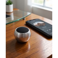 Teknodayım Mini Kablosuz Hoparlör Derin Bas Tws Bağlantı Model Uczzzminispeakeryuvarlak-8
