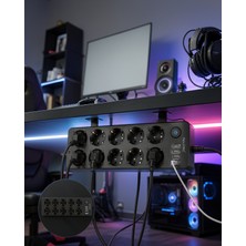 Teknodayım 10'lu Akım Korumalı Çoklu Priz USB ve Type-C Çıkışlı UCZZ10LUPRİZ3680W-2