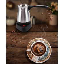 Teknodayım Elektrikli Cezve 360 ml Siyah Gri Kablolu Uczzzelektriklicezveeeeee5