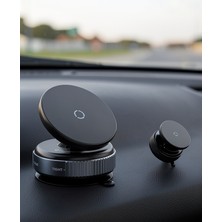 Teknodayım Araç Telefon Tutucu 360° Ayarlanabilir Manyetik Kompakt Model