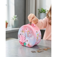 Teknodayım Mini Güvenli Kilitli Birikim Kutusu Uczzzşifrelikumbarapembe-8