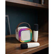 Teknodayım Taşınabilir Karaoke Sistemi 2 Mikrofonlu UCZZZ2MİKROFONLUSPEAKER-1