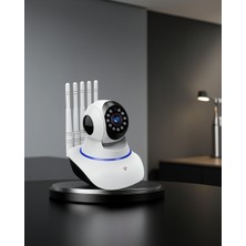 Teknodayım Motorlu 5 Antenli 1080P Wifi Kamera LED Aydınlatmalı Uczzzwifikameraaaaa3
