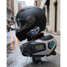 Teknodayım Motosiklet Kask Bluetooth Kulaklık Uzun Pil Ömrü Kamera ve Sesli Komut Destekli