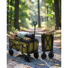 Teknodayım Katlanabilir Wagon Taşıma Arabası 130 kg Kapasiteli Uczzkamparabası-1