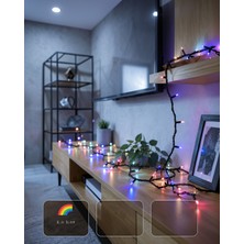 Teknodayım Dekoratif Peri LED 5 M 50 Ampullü Şeffaf Kablo XUCZZZ5MLEDIŞIKRENKLİ-5-1-1
