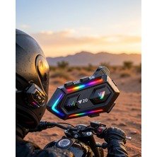 Teknodayım Motosiklet Kask Intercom Kulaklık Bluetooth 5.3 1000 Metre Ipx6 Su Geçirmez