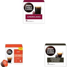 TeknoKapsül Nescafe Dolce Gusto Kapsül Kahve Çeşitleri (3X16 Kapsül)