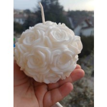Opulent Accessories Top Gül Mum Büyük Boy %100 Soya Wax Hediyelik Dekoratif Mum Anneler Günü Sevgililer Günü Öğretmenler Günü Doğum Gunu Yeni Ev Yeni Iş Yeni Yıl Hediyelik Dekoratif Mum