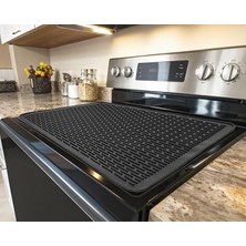 Gazlı Soba Üstü Için Soba Sobaları - Silikon Elektrikli Soba Kapağı Mat - 28 x 20 Seramik Soba Koruması Soba Üstü Koruyucu, Isıya Dayanıklı Cam Ocak Örtüsü, Mutfak Için Bulaşık Kurutma