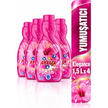 Aylux Extra Konsantre Çamaşır Yumuşatıcısı Elegance 4x1,5 L 240 Yıkama Yoğun Kıvamlı