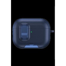 Zamerya Apple Airpods Pro 3 (3.nesil) Rova Deri  Kılıf - Lacivert