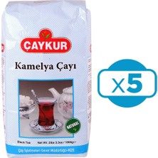 TeknoKapsül Çaykur Kamelya Çay 1 kg 5'li Paket Dökme Çay