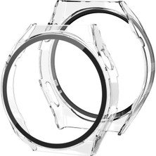Zamerya Huawei Watch Gt3 Pro 46MM Dota Camlı Kasa Ekran Koruyucu - Şeffaf