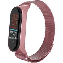 Zamerya Xiaomi Mi Band 4 Metal Mıknatıslı Kordon - Rose