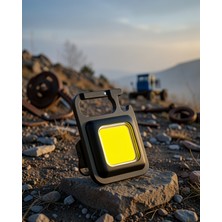 Dolapmix Mini LED Fener Manyetik Katlanabilir Şişe Açacaklı Xuczzztaşınabilirışıkkkk-5