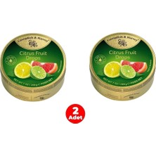 TeknoKapsül Cavendish & Harvey Citrus Fruit Drops Narenciye Meyveleri Aromalı Şeker (2 Adet)