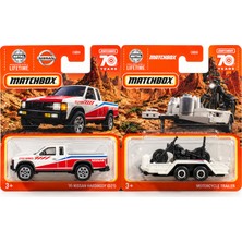 Matchbox '95 Nissan Hardbody (D21) + Mbx Cycle Trailer