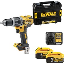 Mythriva Dewalt DCD796P2/QW Şarjlı Kömürsüz Çift Akülü Darbeli Matkap, 18VOLT/5.0AH Li/ıon, Sarı/siyah