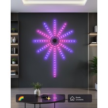 Dolapmix Rgb LED Duvar Lambası Telefon Kontrollü UCZZDP626IŞIK-5-1